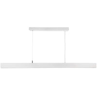 Lampada LED 28W sospensione pendente dimmerabile angolo luce 24gradi ufficio scrivania 4000K alimentatore 230V BIANCO