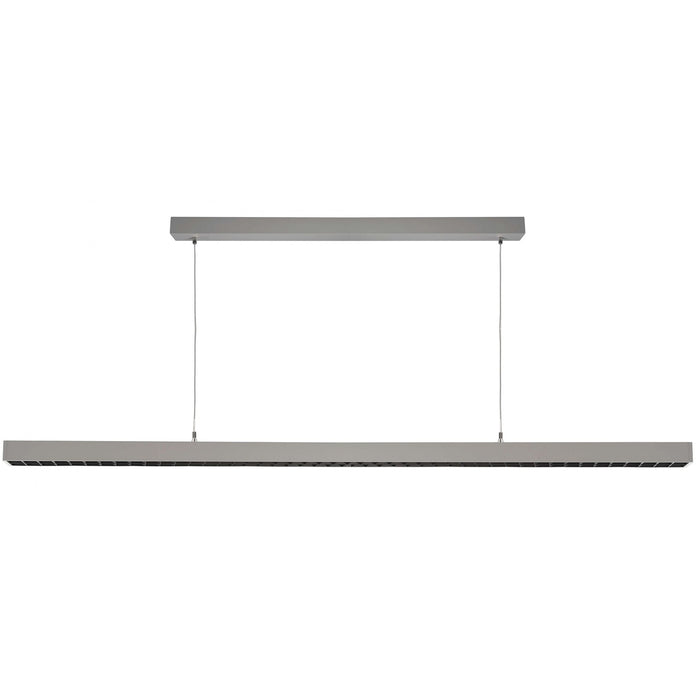 Office Three Lampada sospensione LED 58W pendente dimmerabile doppia emissione luce ufficio 4000K DALI 2.0 230V GRIGIO