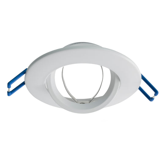 Faretto tondo incasso foro 7cm lampada orientabile LED 6W GU10 luce soffitto COLORE BIANCO LUCE RGBW + 6000K