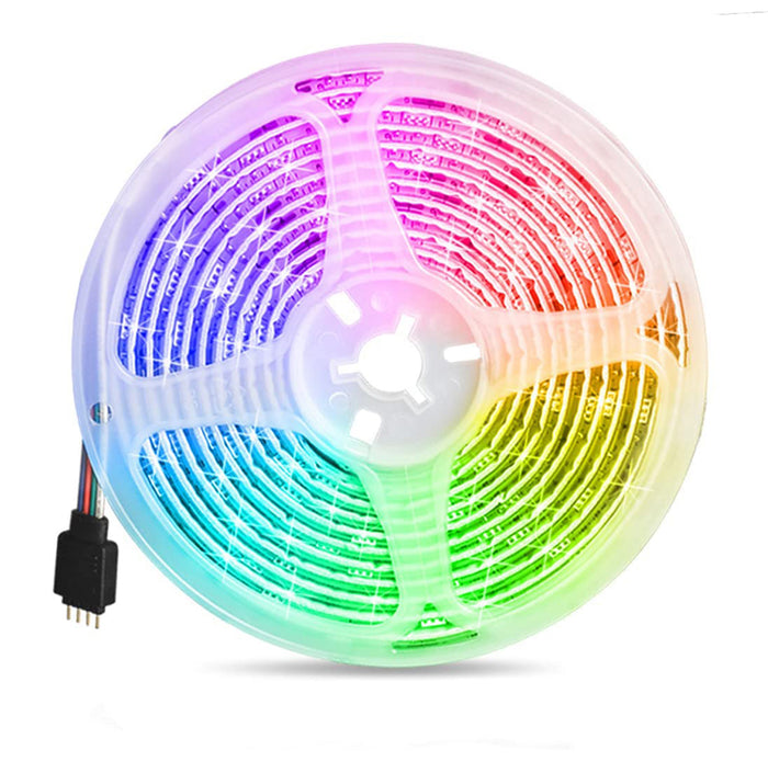 5m Striscia LED RGB SMD5050 12V Nastri LED 300 Catena flessibile luminosa cambia colore autoadesive per interni
