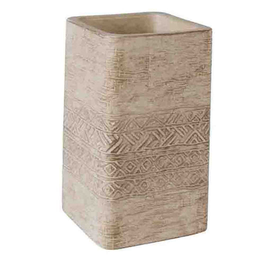 Bicchiere porta spazzolini in cemento - serie ramses