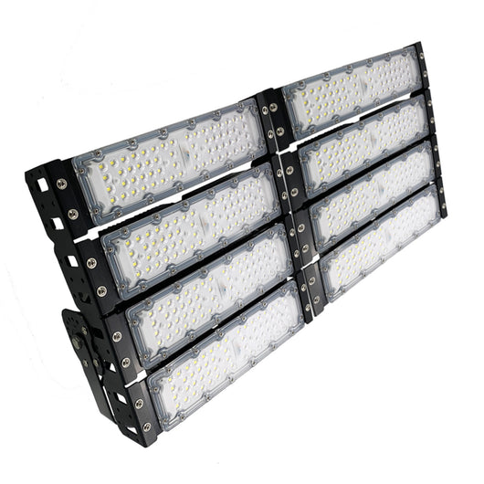 Faro proiettore staffa LED 400W esterno IP65 luci stadio campi calcio galleria capannoni alta potenza 40000 lumen 230V