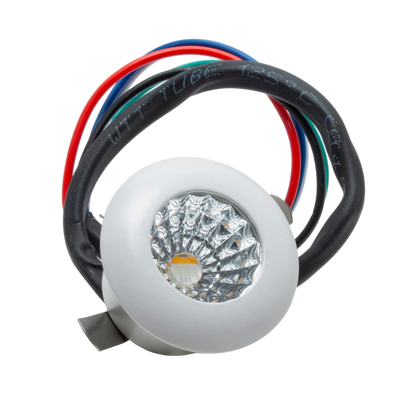 Set 10 PCS Mini faretto LED RGB SPOT incasso 25mm 2W 24V centralina smart WiFi Alexa Google alimentatore LUCE RGBW+4000K