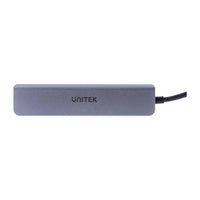 UNITEK HUB USB-C H1118A; USB-A x3, USB-C, HDMI, SD, microSD