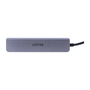 UNITEK HUB USB-C H1118A; USB-A x3, USB-C, HDMI, SD, microSD