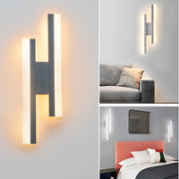 Applique lampada parete moderna doppio LED 10W resa 80W luce muro ingresso soggiorno camera da letto 230V LUCE 4000K