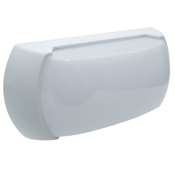 CAPRI applique bianco LED 12W luce esterni IP54 lampada parete muro ingresso giardino porticati 4000K 960 lumen 230V