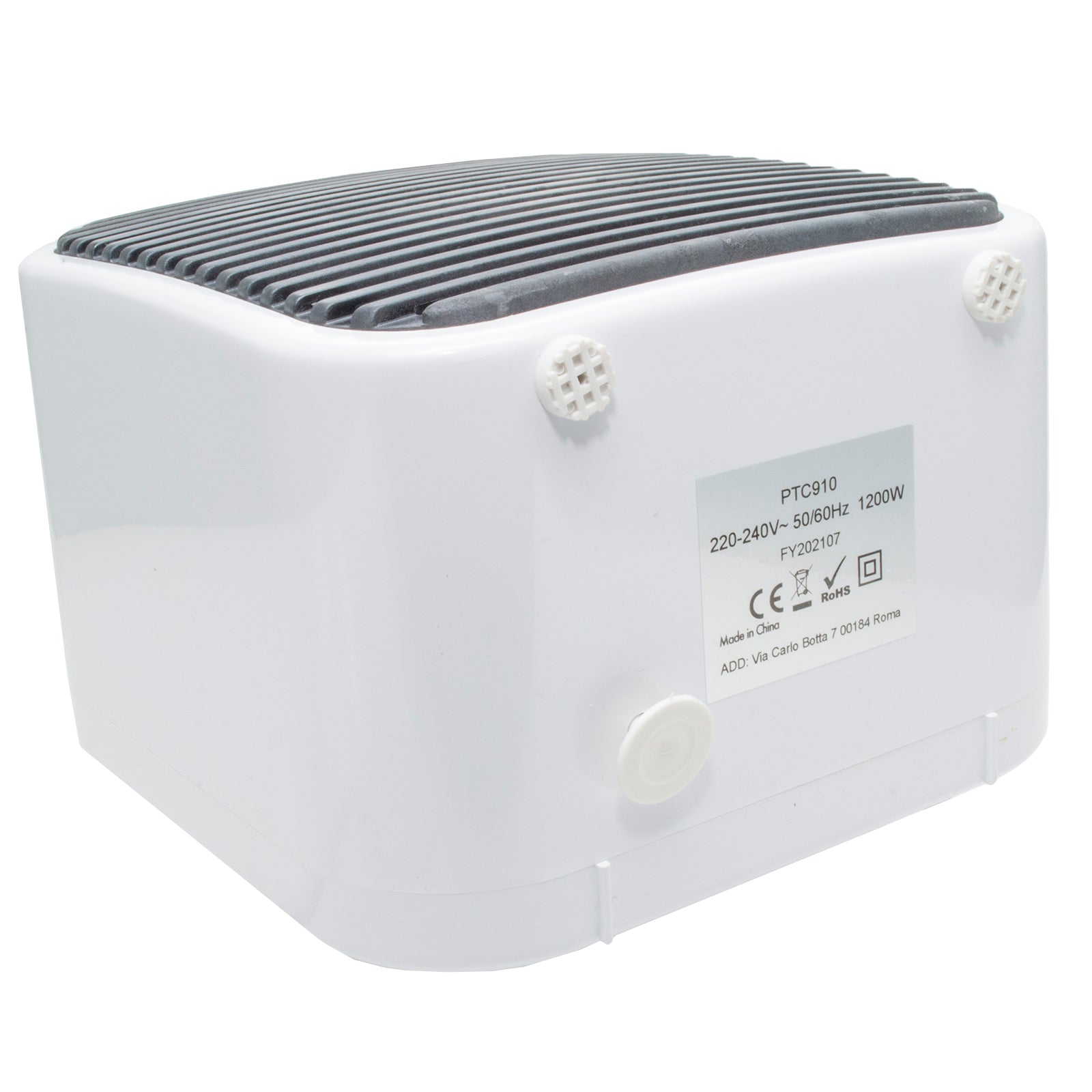 Termoventilatore stufa ventilata stile vintage 1200W basso consumo caldobagno 2 in 1 ventilatore manico pelle 230V