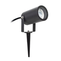 Faretto SPOT picchetto orientabile IP65 LED GU10 segnapassi impermeabile luci giardino alberi 230V COLORE NERO