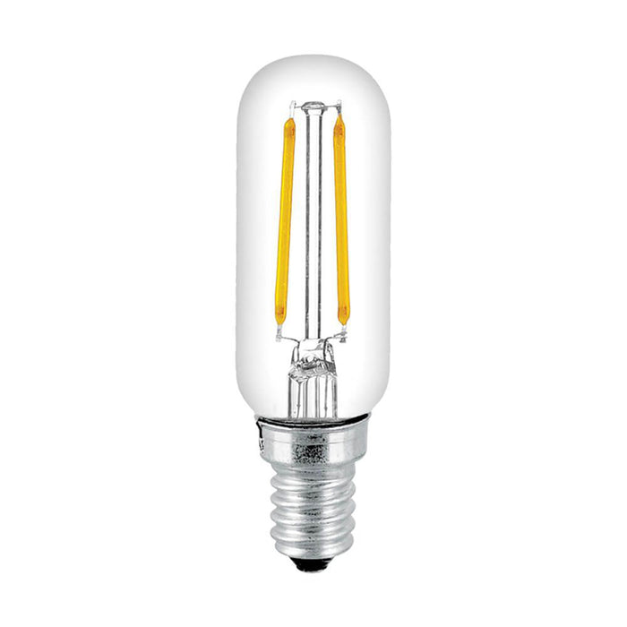 Lampadina mini lampada LED attacco piccolo E14 3W vetro resa 30W luce naturale 4000K 330 lumen luce frigo cappa 230V