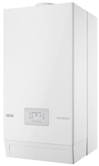 Caldaia a Condensazione Riello RESIDENCE AQUA 25 BIS con Accumulo di 30 lt Metano Completa di Kit Scarico Fumi