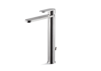 Miscelatore lavabo alto con scarico acciaio inox Vema AYAS STEEL V28020 Satinato