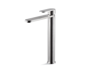 Miscelatore lavabo alto senza scarico acciaio inox Vema AYAS STEEL V28021 Satinato