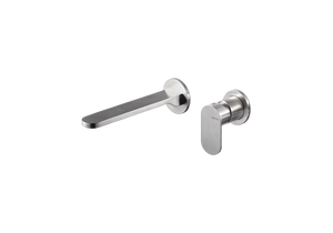 Miscelatore a parete per lavabo acciaio inox Vema AYAS STEEL V28050 Satinato