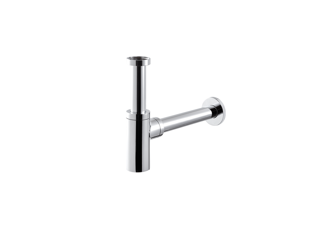 Sifone d'arredo per lavabo Vema MAIRA P000459 Nero Opaco