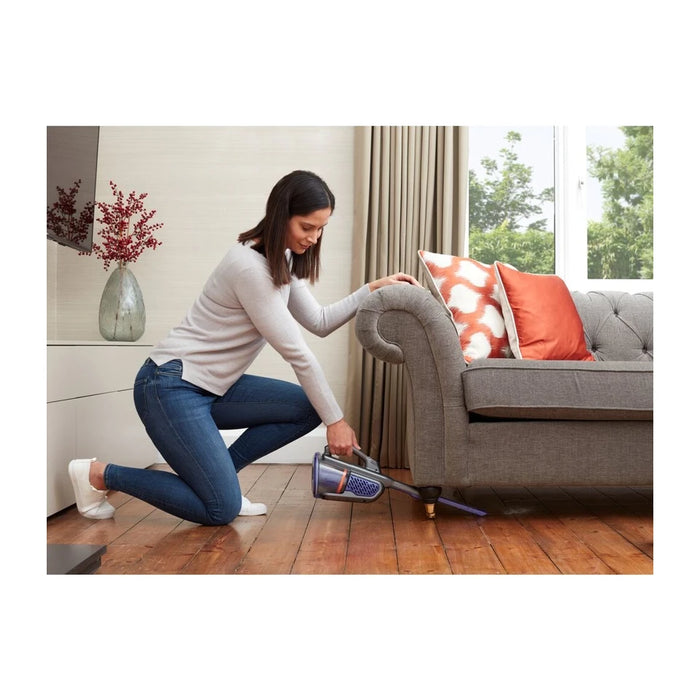 Aspirapolvere portatile Black & Decker BHHV520BFP nero, viola senza sacchetto