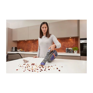 Aspirapolvere portatile Black & Decker BHHV520BFP nero, viola senza sacchetto