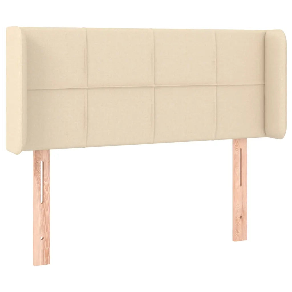 Testiera a LED-Testata con LED Crema 103x16x78/88 cm in Tessuto 768219