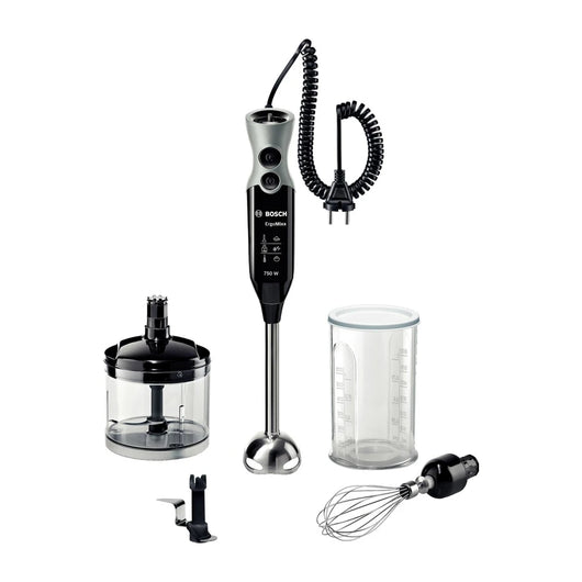 Frullatore ad immersione Bosch MSM67170 750 W Nero, Argento