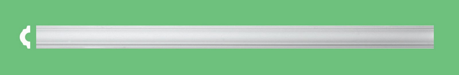 cornice polistirene cm 200 sezione 1,7x4,0 cm cod:ferx.20227