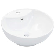 Lavandino con Troppopieno 46,5x18 cm in Ceramica Bianco cod mxl 47211