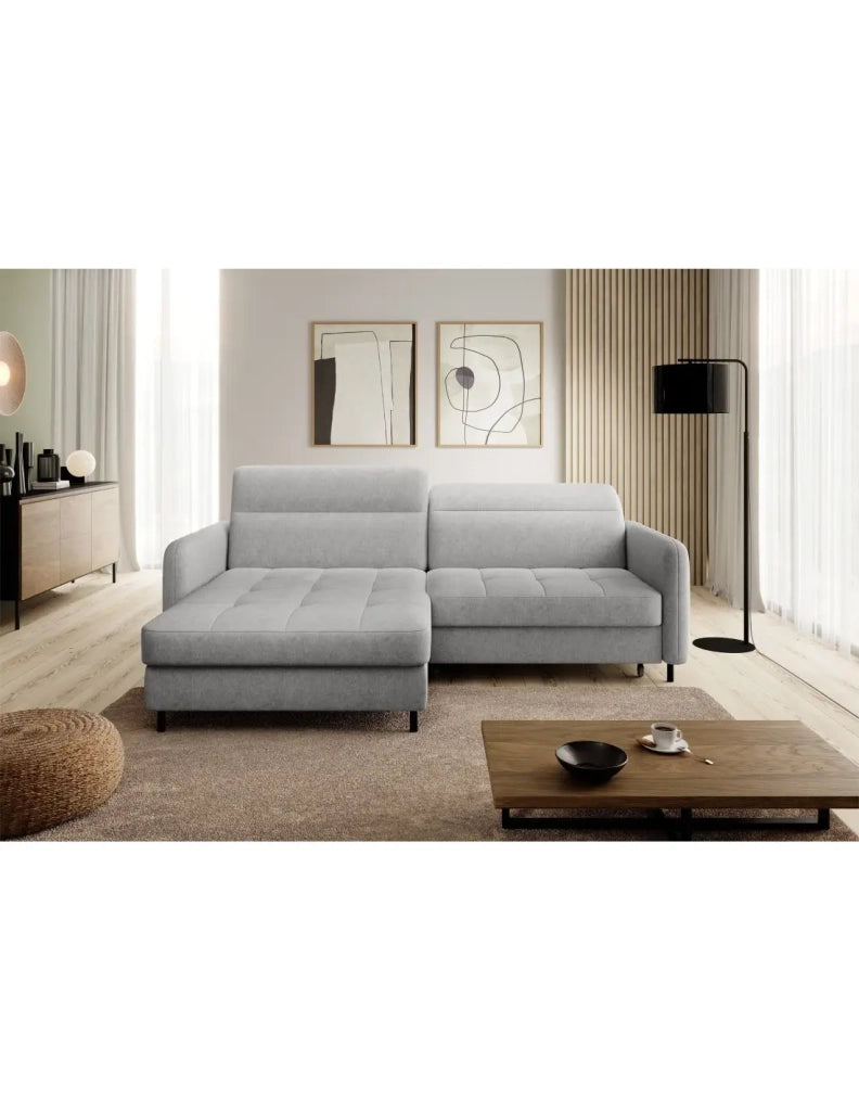 Divano ad angolo collezione GOUMSI colore Grigio chiaro