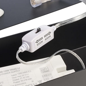 Lampada sospensione DIMMERABILE LED 50W CCT 3000K 4000K lampadario pendente luce ufficio palestra sala conferenze 6000lm 230V GRIGO