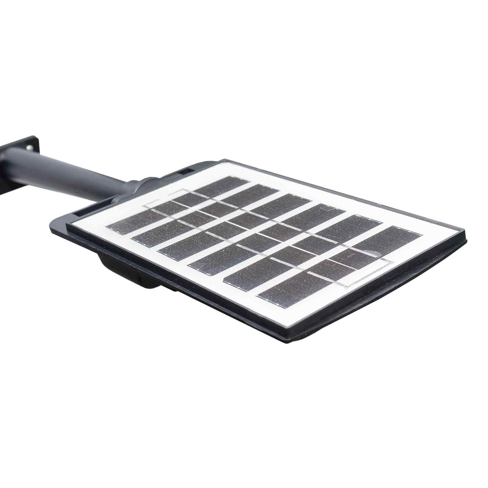 Proiettore lampada solare led 15W IP65 sensore crepuscolare lanterna con staffa faretto luce per esterni