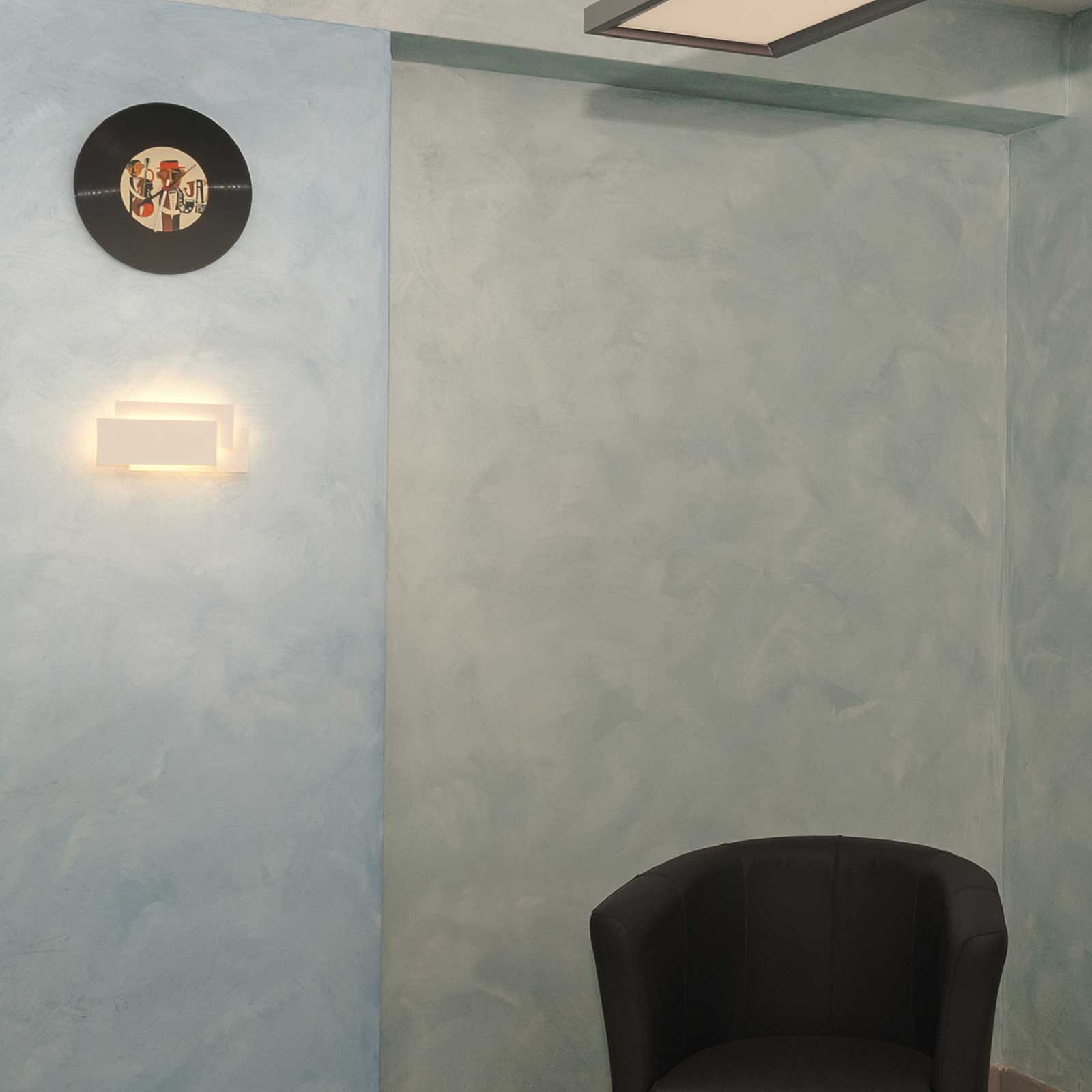 Applique moderno rettangolare LED 12W CCT 3 temperature di luce da 3000K a 6500K lampada parete muro soggiorno ufficio 230V