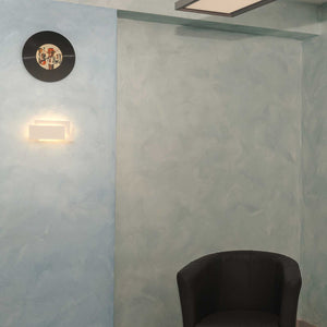 Applique moderno rettangolare LED 12W CCT 3 temperature di luce da 3000K a 6500K lampada parete muro soggiorno ufficio 230V