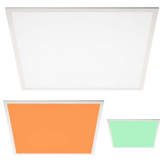 Pannello LED 94W ultra slim 24V RGB RGBW incasso 62x62 cromoterapia luce dimmerabile soffitto negozio ufficio RGBW 3000K