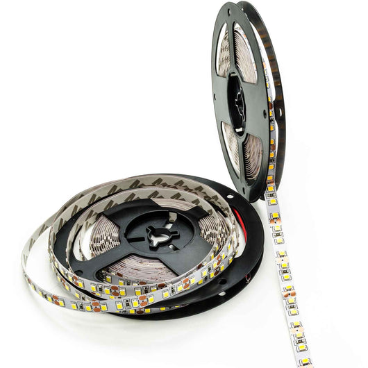 Striscia STRIP Led Flex 5 metri 12V 600 LED SMD 2835 90W Dimmerabile camper camion auto casa 11000 Lumen luce bianco freddo 6400K
