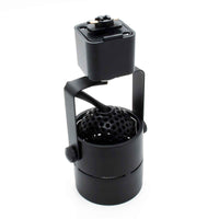 Faretto led per binario monofase, Proiettore Orientabile, Attacco Lampadina GU10, Track sistema illuminazione binario, Vetrina Nero senza lampada