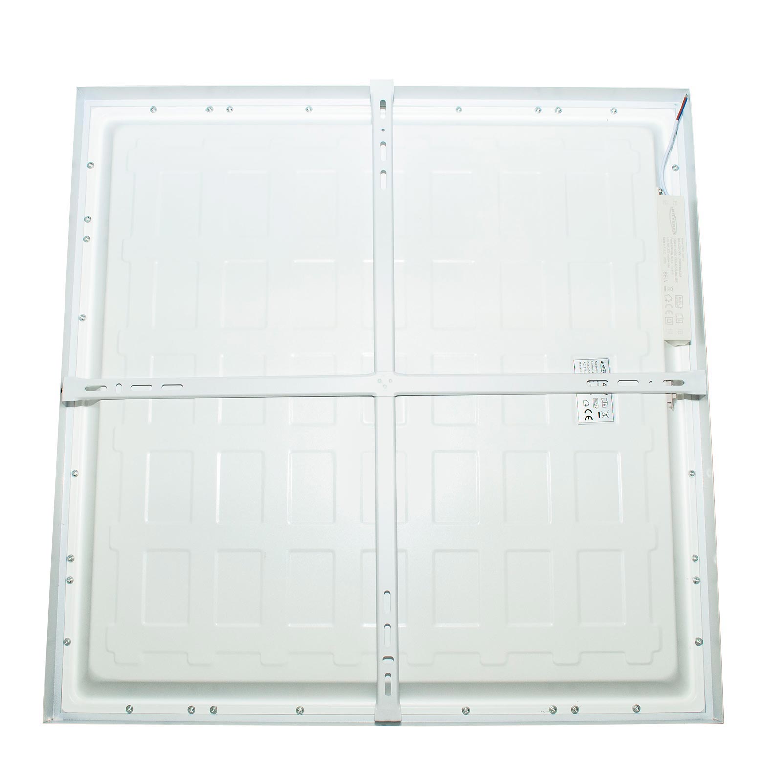 Plafoniera quadrata 3 step LED 30W resa 353W CCT da 3000K a 6500K lampada luce soffitto ufficio 40x40 cm 230V