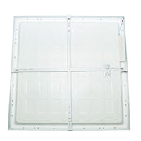 Plafoniera quadrata 3 step LED 30W resa 353W CCT da 3000K a 6500K lampada luce soffitto ufficio 40x40 cm 230V