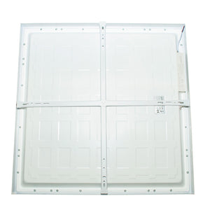 Plafoniera quadrata 3 step LED 30W resa 353W CCT da 3000K a 6500K lampada luce soffitto ufficio 40x40 cm 230V