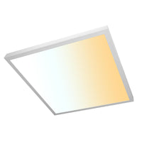 Plafoniera quadrata 3 step LED 30W resa 353W CCT da 3000K a 6500K lampada luce soffitto ufficio 40x40 cm 230V