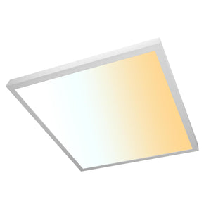Plafoniera quadrata 3 step LED 30W resa 353W CCT da 3000K a 6500K lampada luce soffitto ufficio 40x40 cm 230V