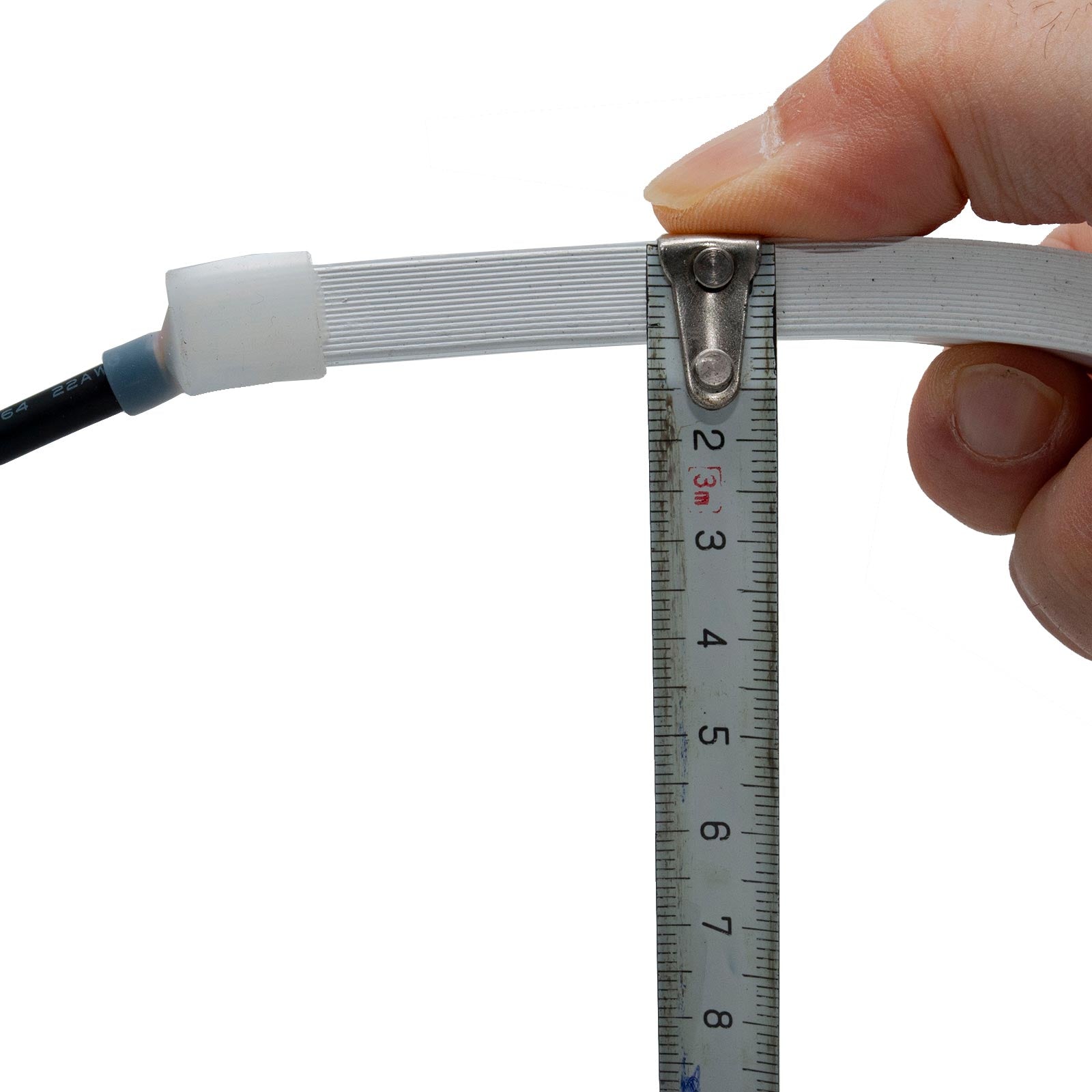 KIT striscia Neon Flex flessibile LED IP67 centralina telecomando alimentatore RGB 24V luce per esterni bobina 10 metri