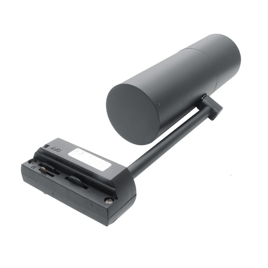 LUX Faretto LED moderno binario track monofase lampada GU10 staffa orientabile luce negozio ufficio 230V NERO