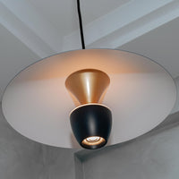 Lampadario moderno LED 11W pendente BIANCO lampada minimal industriale luce 3000K tavolo cucina 230V COLORE NERO