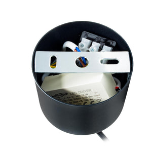 Lampadario moderno LED 11W pendente BIANCO lampada minimal industriale luce 3000K tavolo cucina 230V COLORE NERO