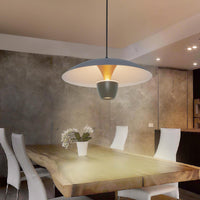 Lampadario moderno LED 11W pendente BIANCO lampada minimal industriale luce 3000K tavolo cucina 230V COLORE NERO