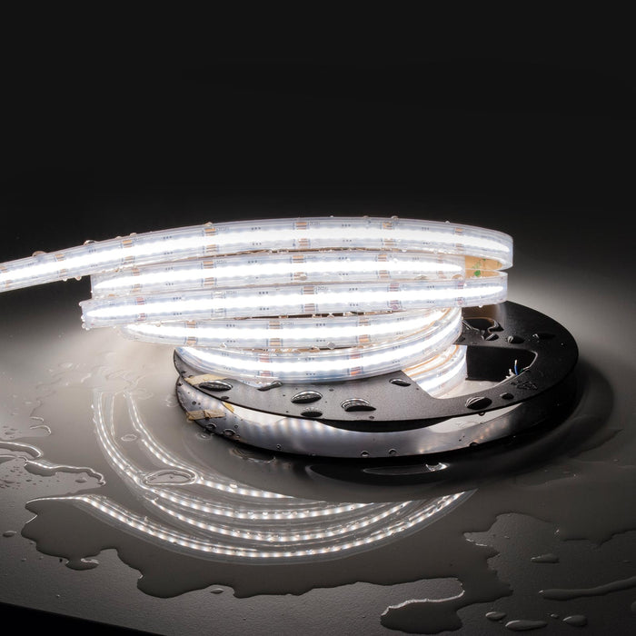 Striscia linear COB 4200 LED 125W RGB RGBW multicolore CCT da 3000K a 6000K 24V IP67 luce giardino bordo piscina