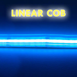 Striscia linear COB 4200 LED 125W RGB RGBW multicolore CCT da 3000K a 6000K 24V IP67 luce giardino bordo piscina