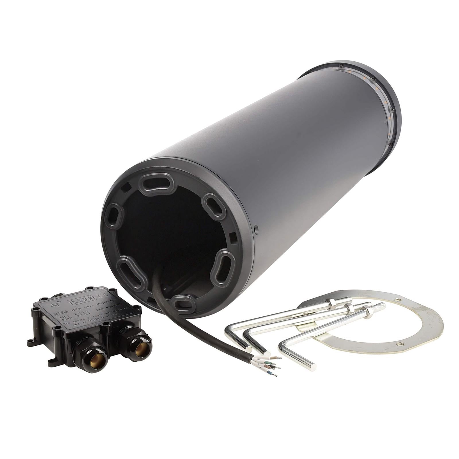 Lampione moderno LED 24W IP65 palo luminoso dimmerabile DALI2.0/DT6 luce bordo piscina parcheggio 230V 60CM