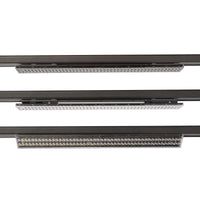 Faretto orientabile per binario trifase LED 20W 4000K lampada 60cm luce negozio vetrina ufficio 230V NERO