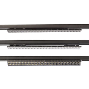 Faretto orientabile per binario trifase LED 20W 4000K lampada 60cm luce negozio vetrina ufficio 230V NERO