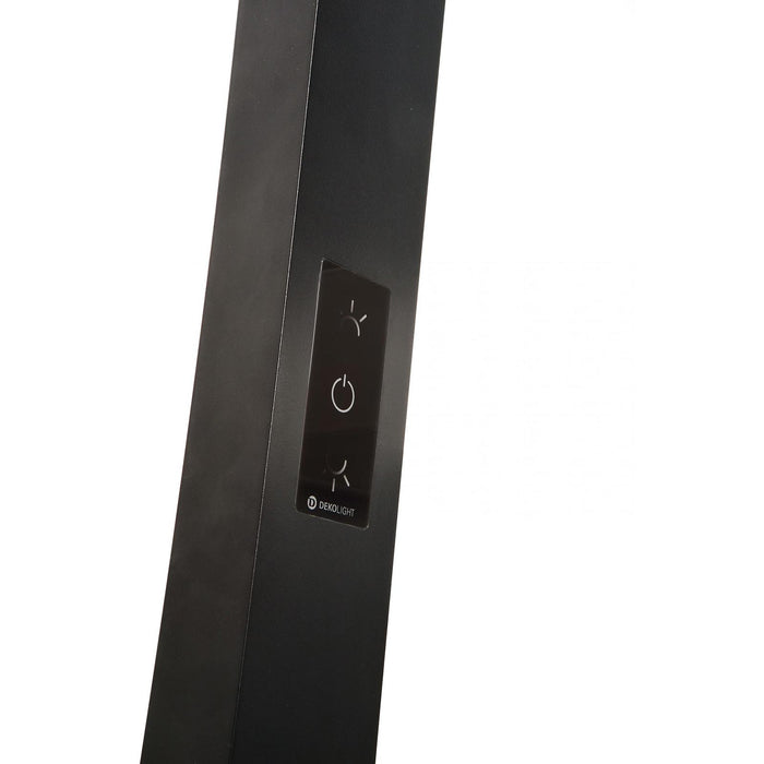 Piantana doppio LED 80W lampada dimmerabile pavimento luce indiretta sensore movimento touch ufficio 230V NERO