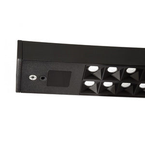 Piantana doppio LED 80W lampada dimmerabile pavimento luce indiretta sensore movimento touch ufficio 230V NERO